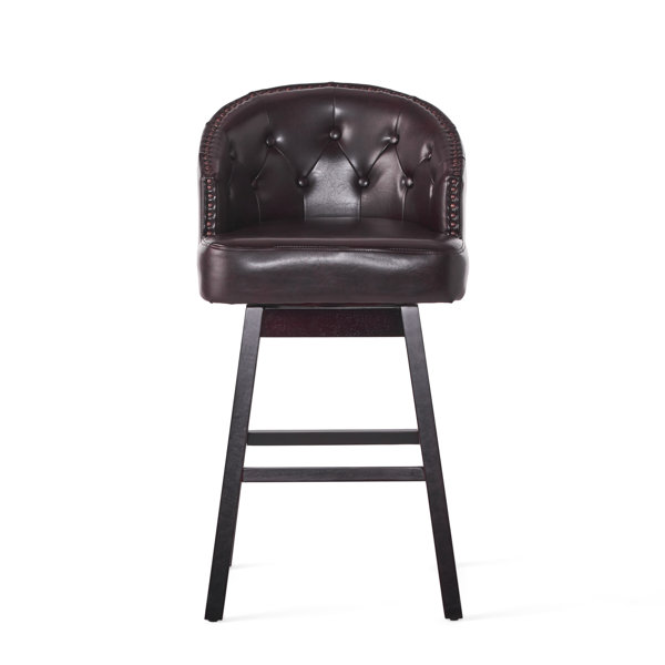 Alcott Hill® Farmington Swivel 30.25" Bar Stool & Reviews Wayfair